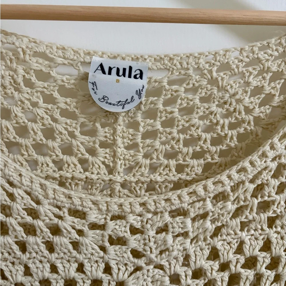 Arula Crochet Knit Sweater - Picture 2 of 3